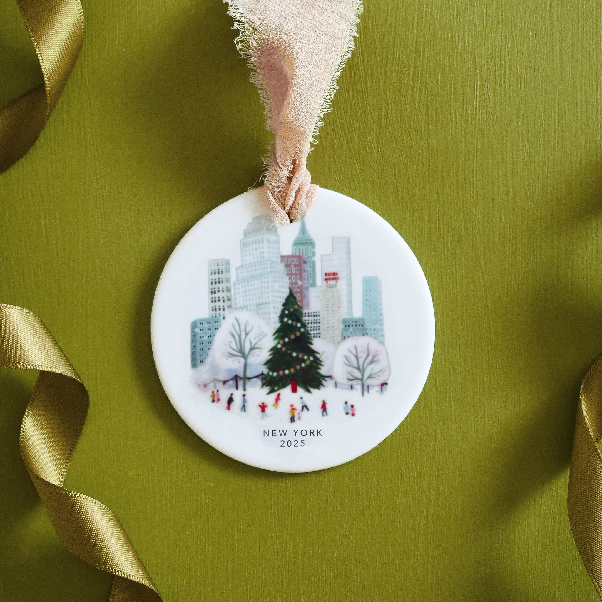 Christmas Ornaments Porcelain Handmade Ceramic Ornaments