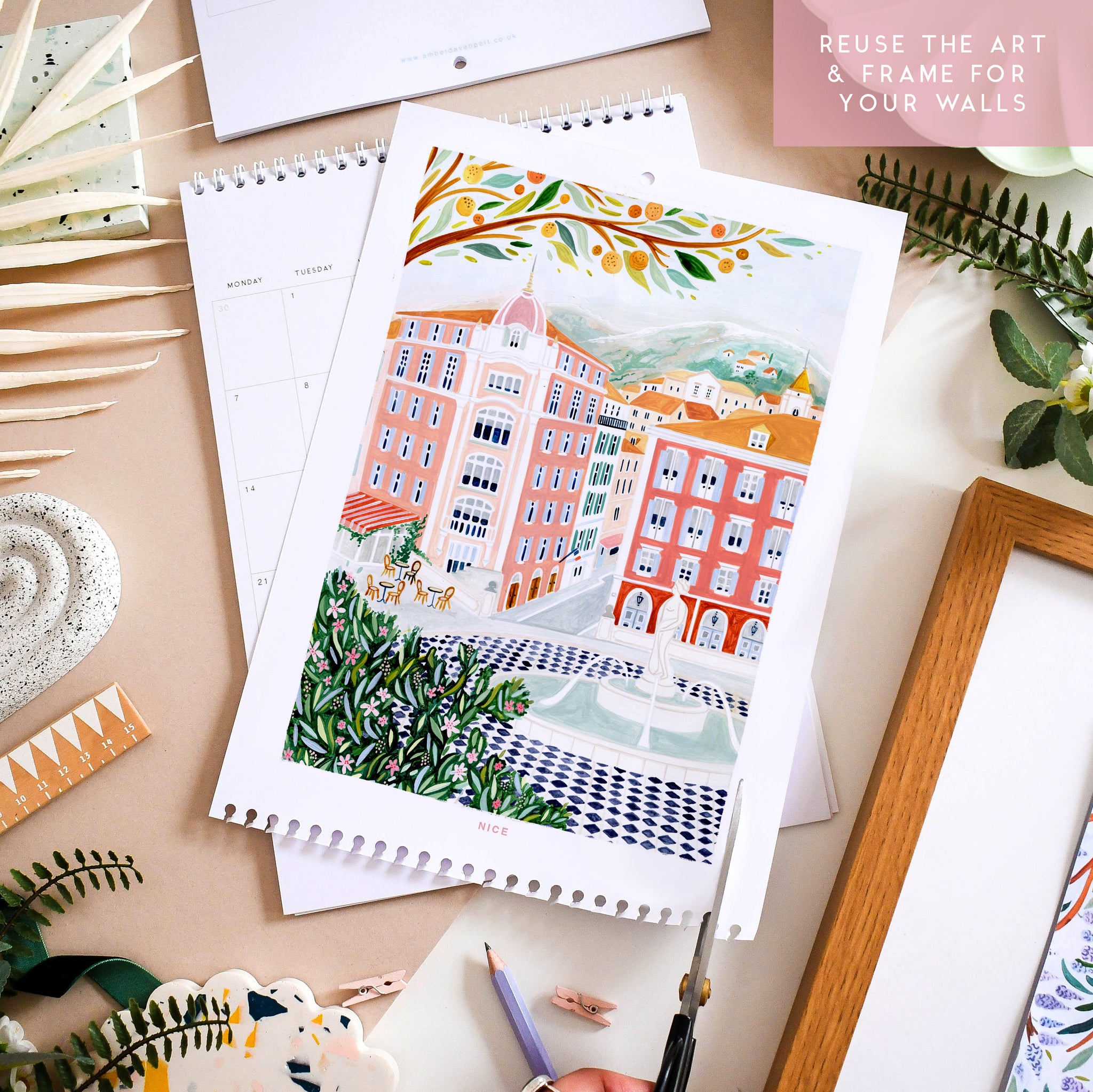 2025 France Wall Calendar – Amber Davenport