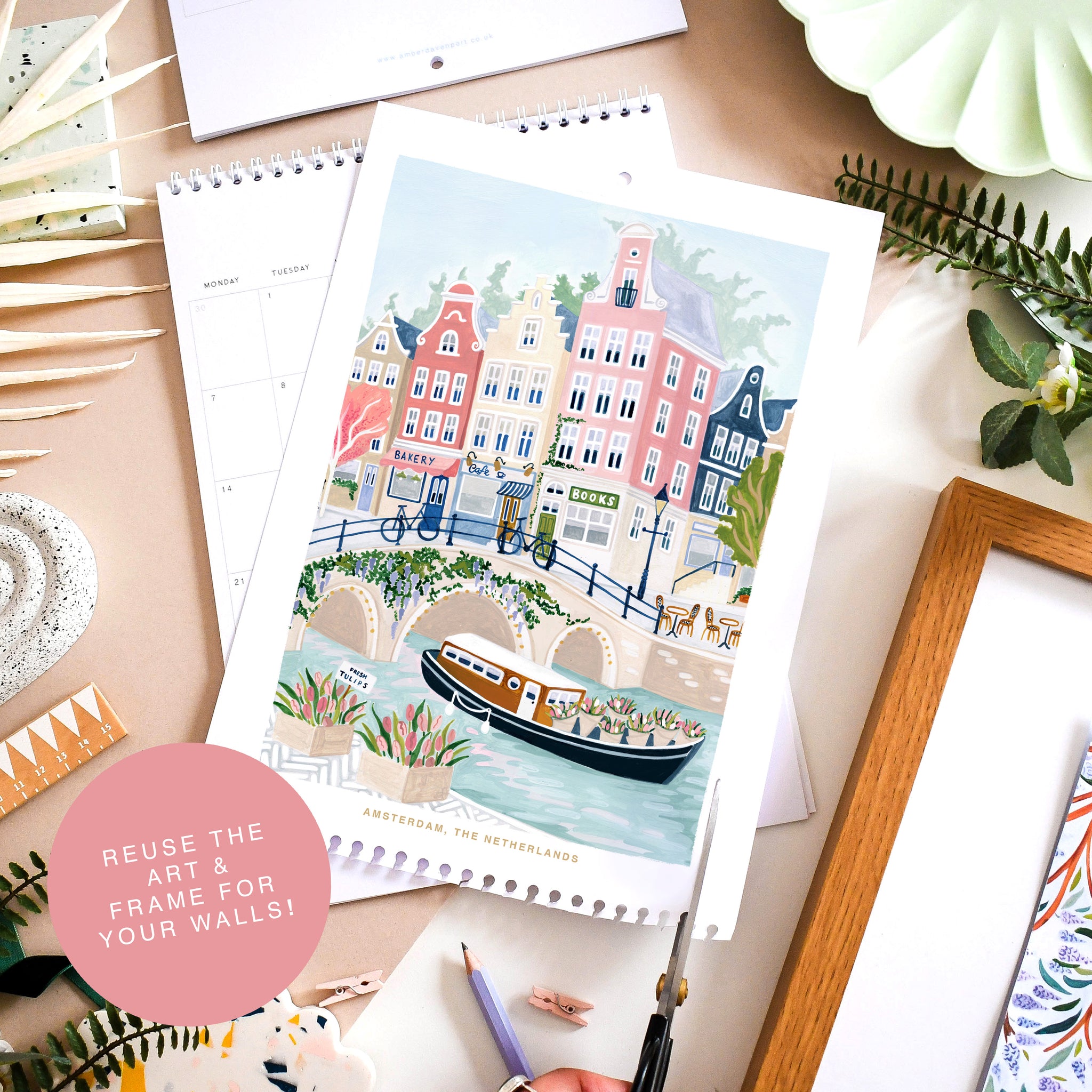 2026 Travel Wall Calendar – Amber Davenport