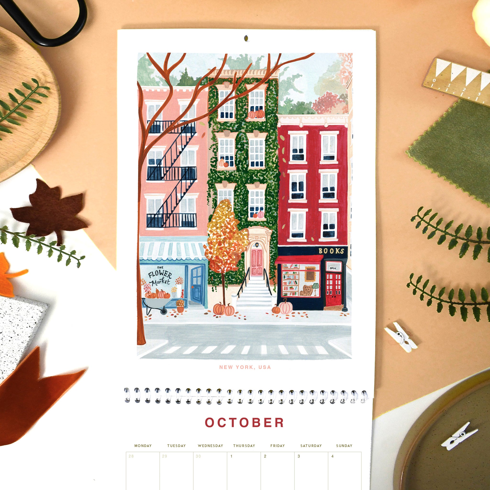 2026 Travel Wall Calendar – Amber Davenport