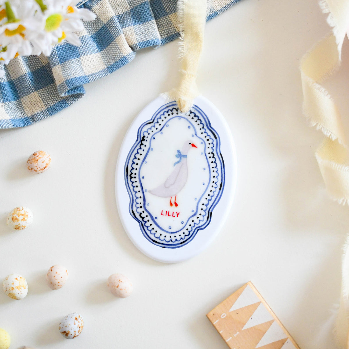 Delft Goose Decoration – Amber Davenport