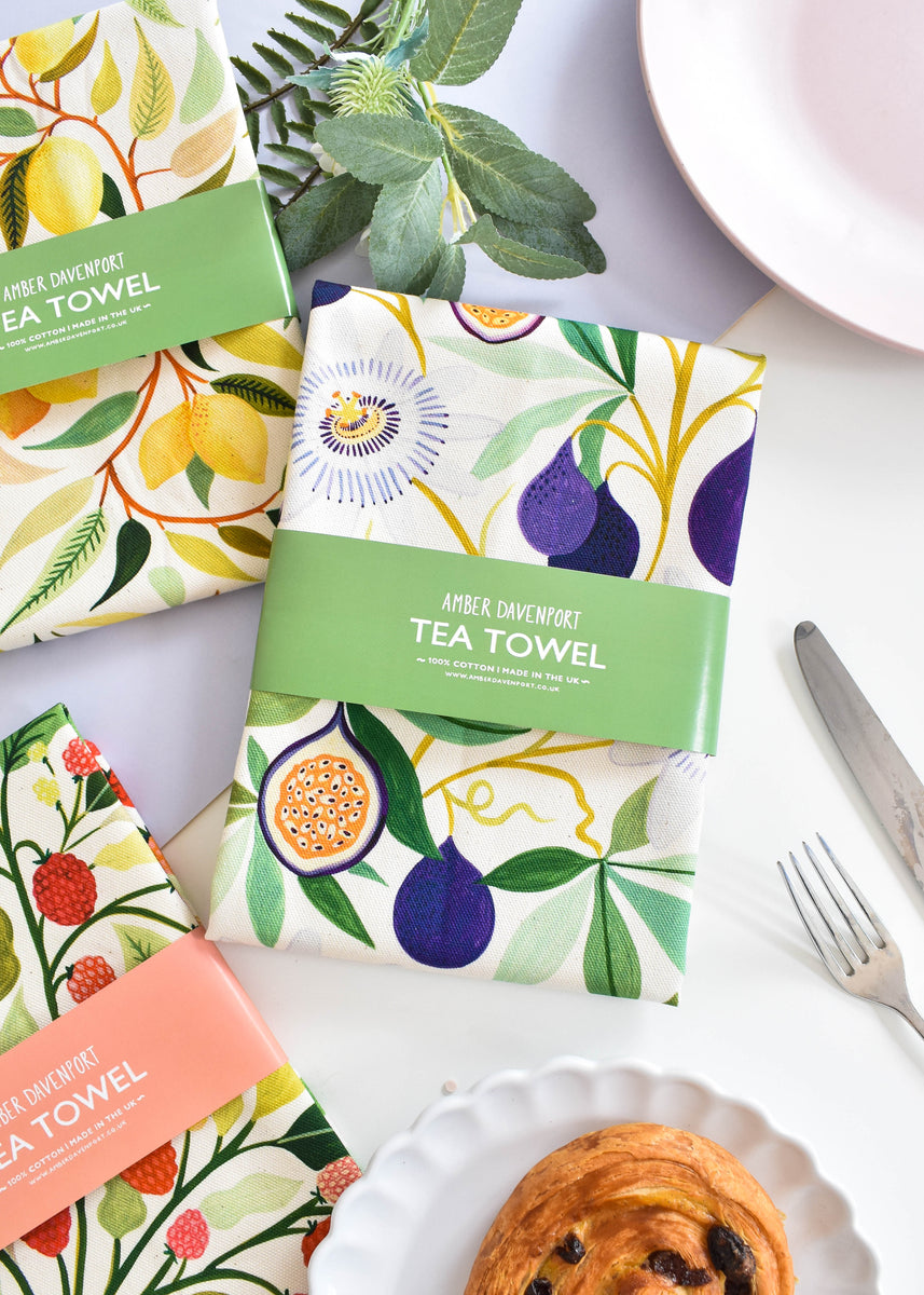 Passionfruit Tea Towel – Amber Davenport