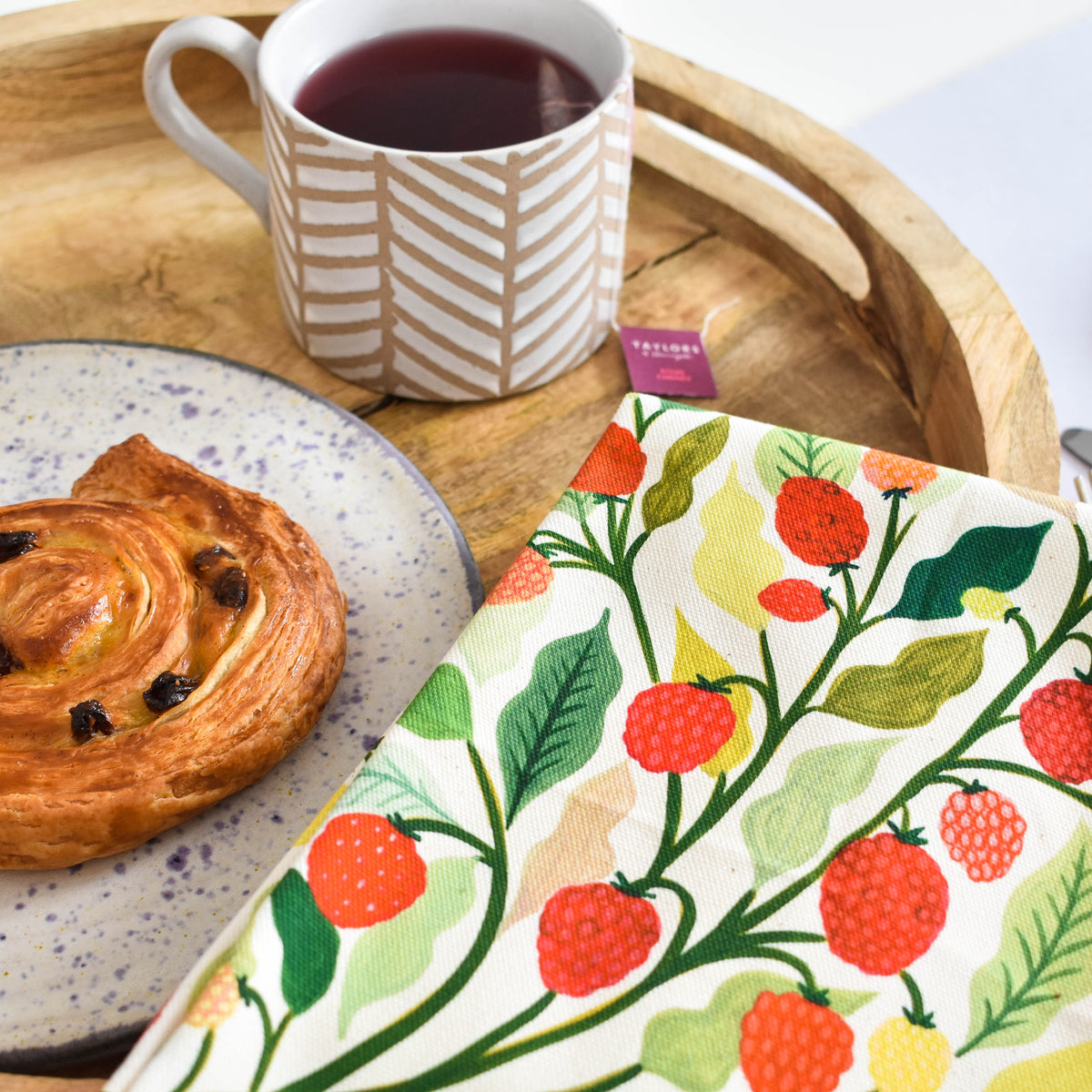 Raspberry Tea Towel – Amber Davenport