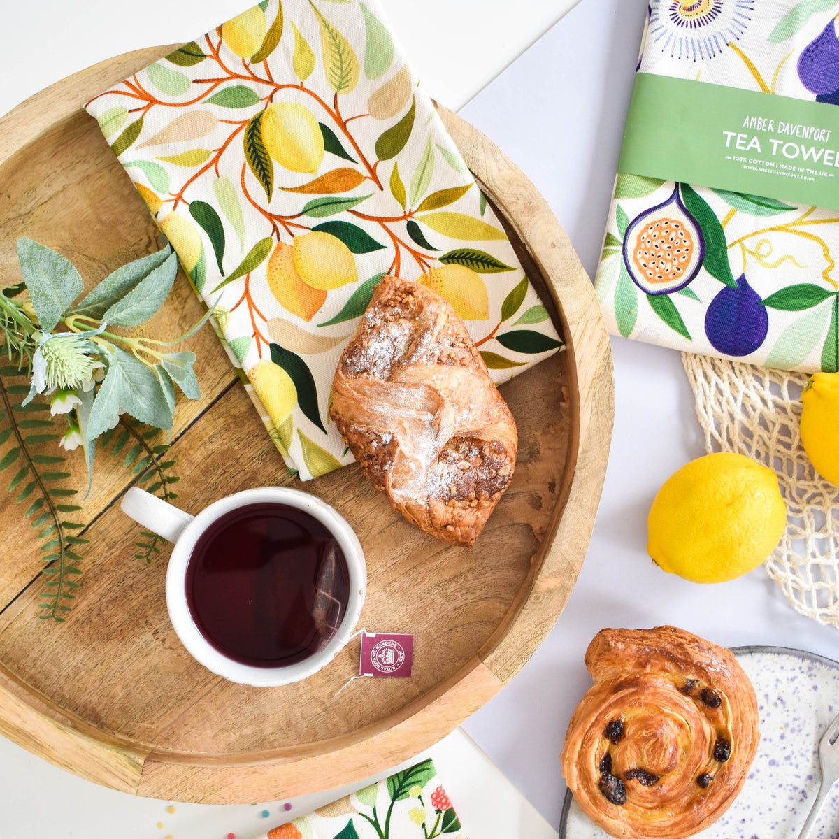 Lemon Tea Towel – Amber Davenport
