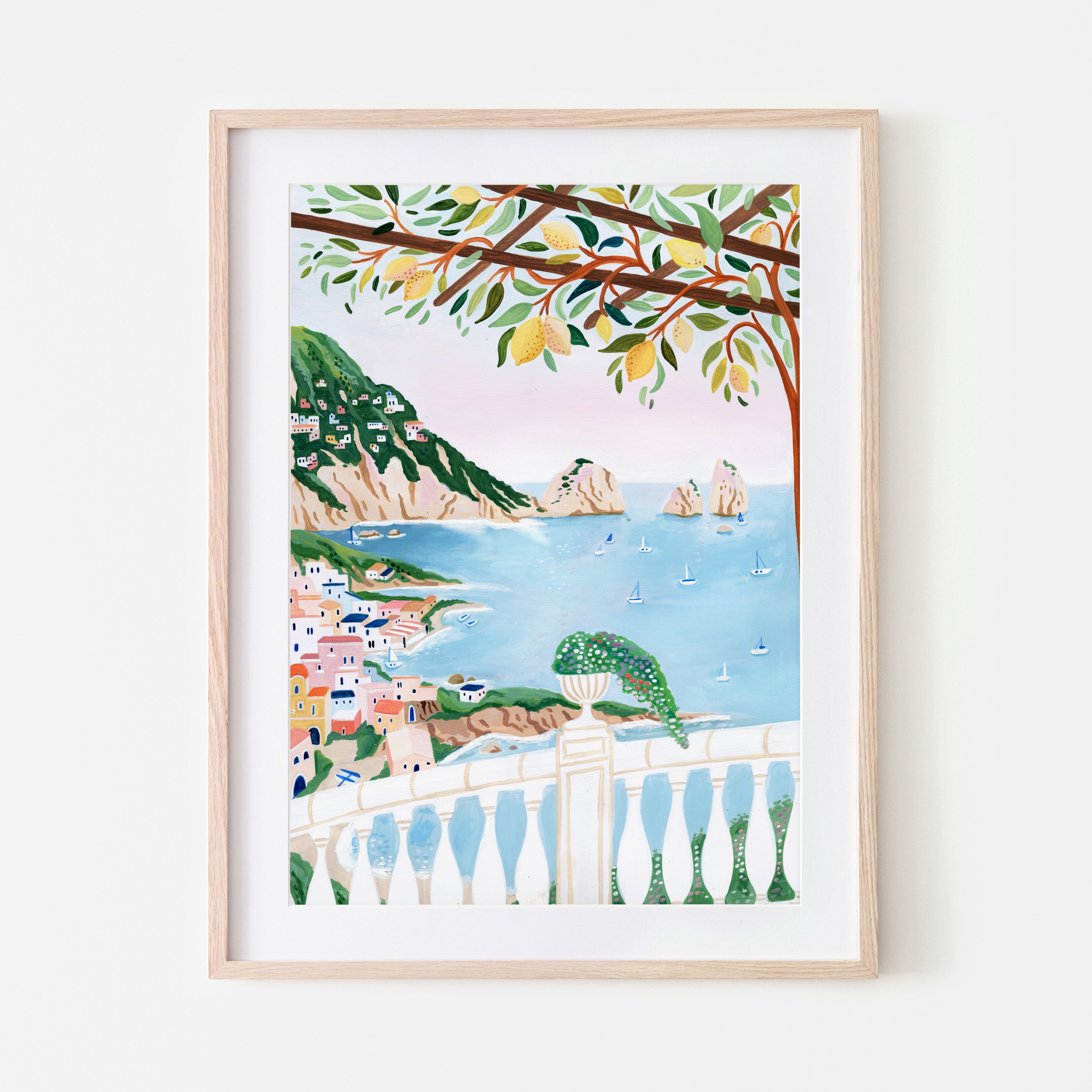 Capri Italy Art Print by TheRiverPrints