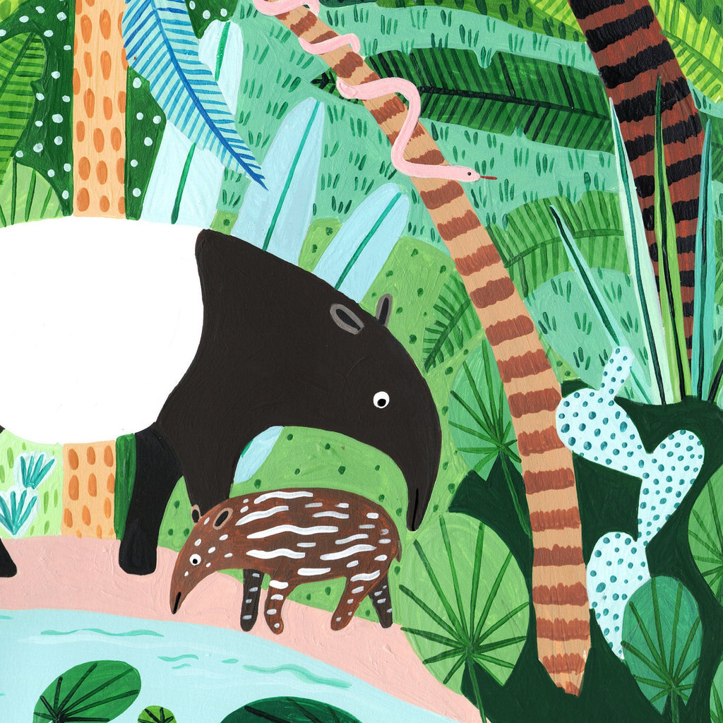Jungle Malayan Tapirs - Amber Davenport
